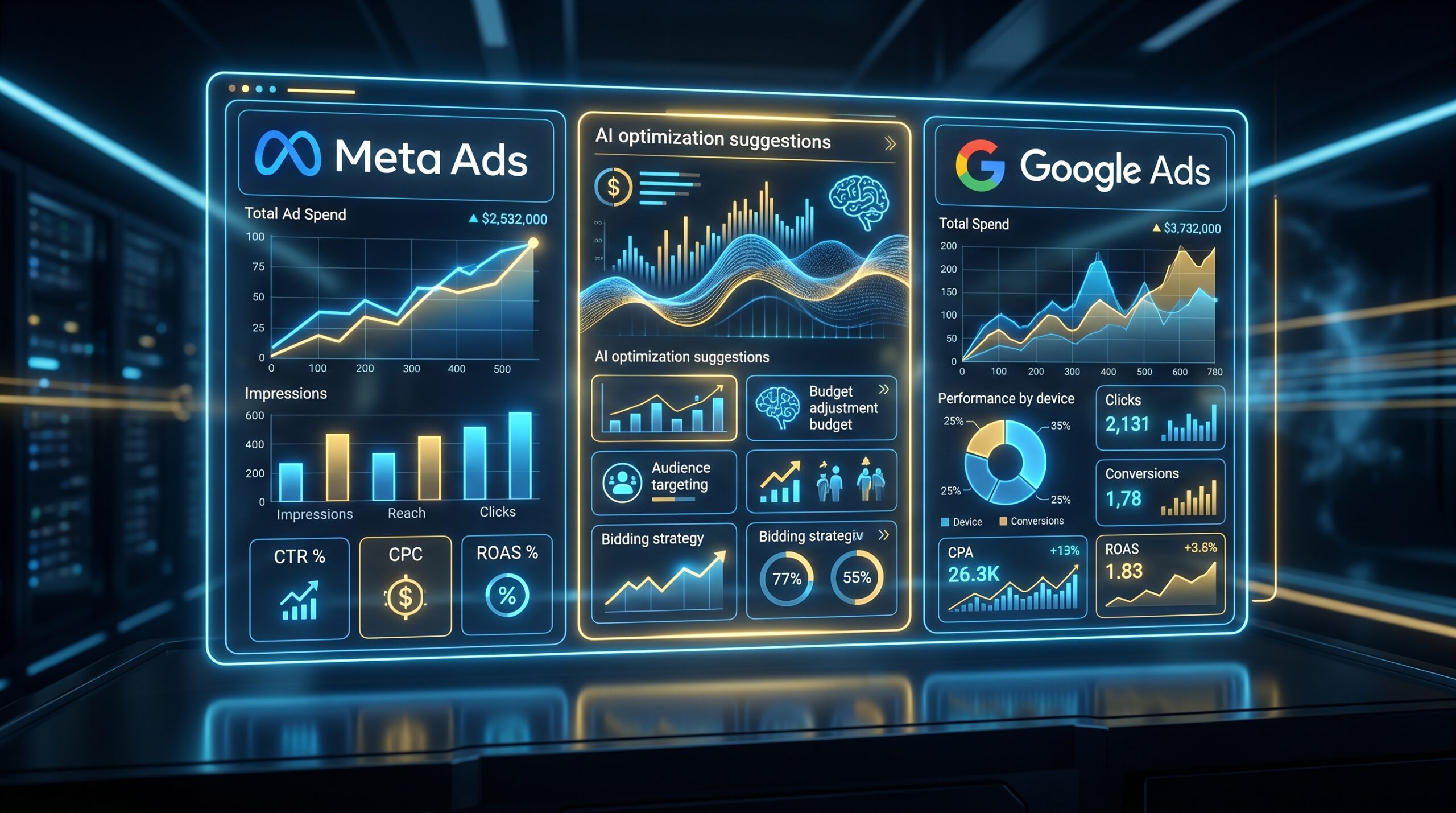 Gestão de Anúncios Meta Ads e Google Ads